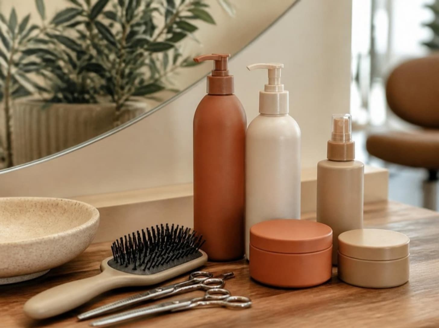 Haarverzorgingsproducten en styling tools bij Kapsalon Davines